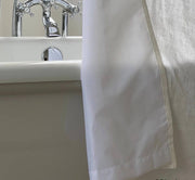 Rideau de douche en lin avec doublure imperméable