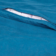 Blue Linen Duvet Cover