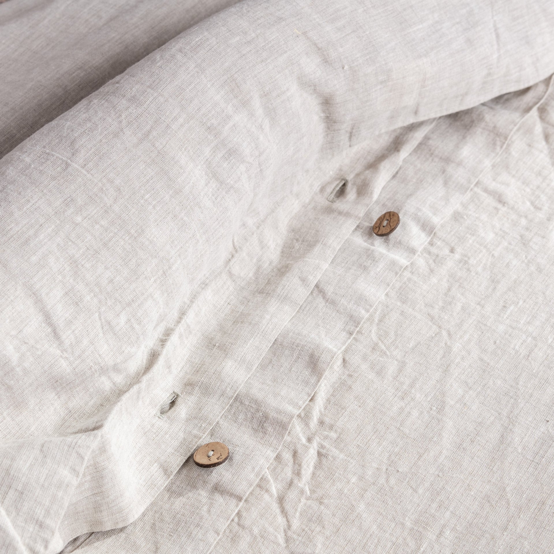 Green Linen Duvet Cover