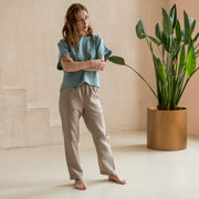 Linen Tee Top