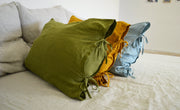 Ties Linen Pillow Case