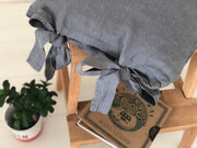 Linen Sham with Bow Ties