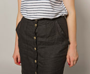 Linen Pencil Skirt