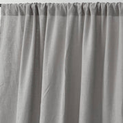 Panneau de rideau en lin gris