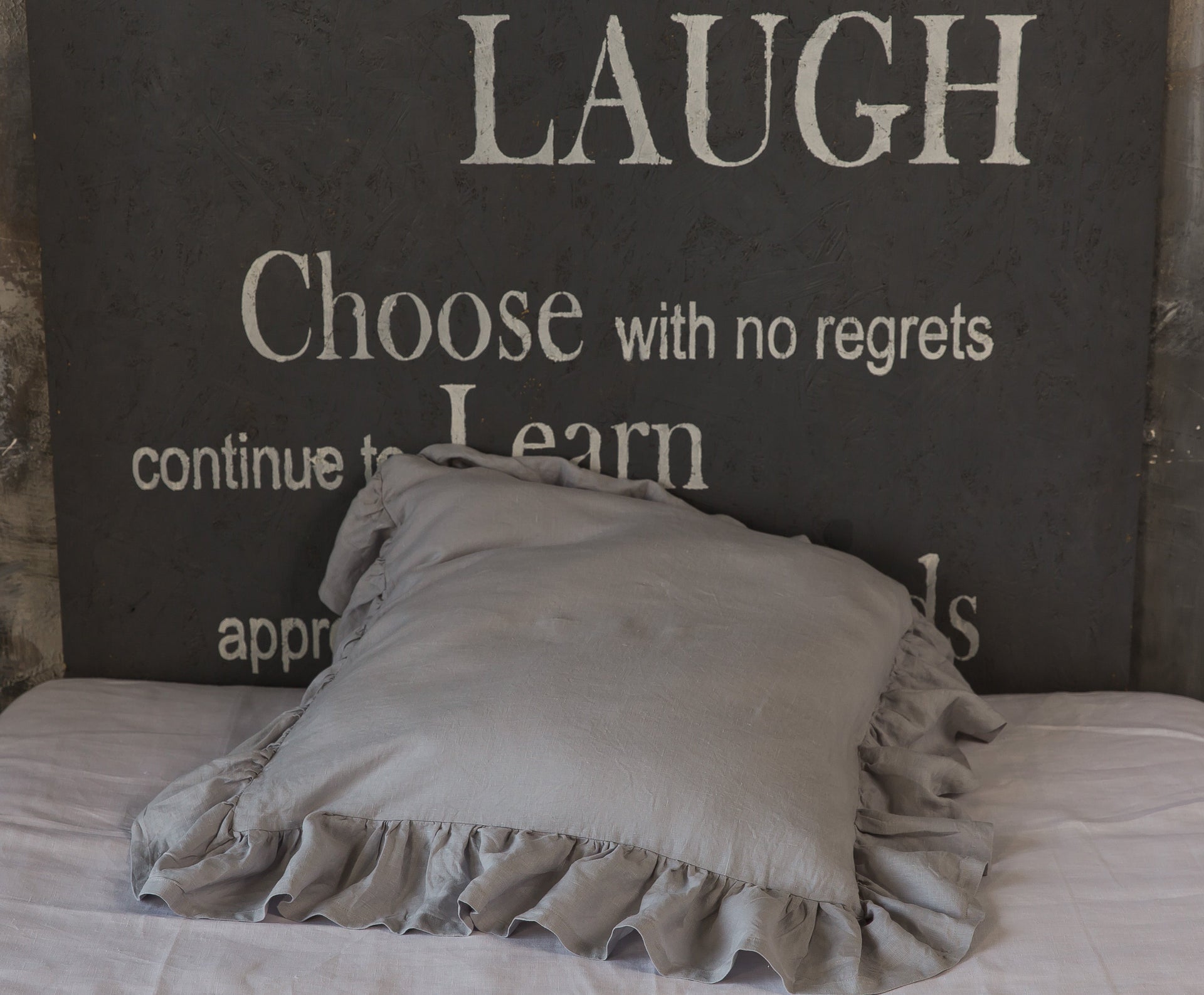 Linen Ruffled Sham