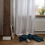 Linen Top Tie Curtain Panel