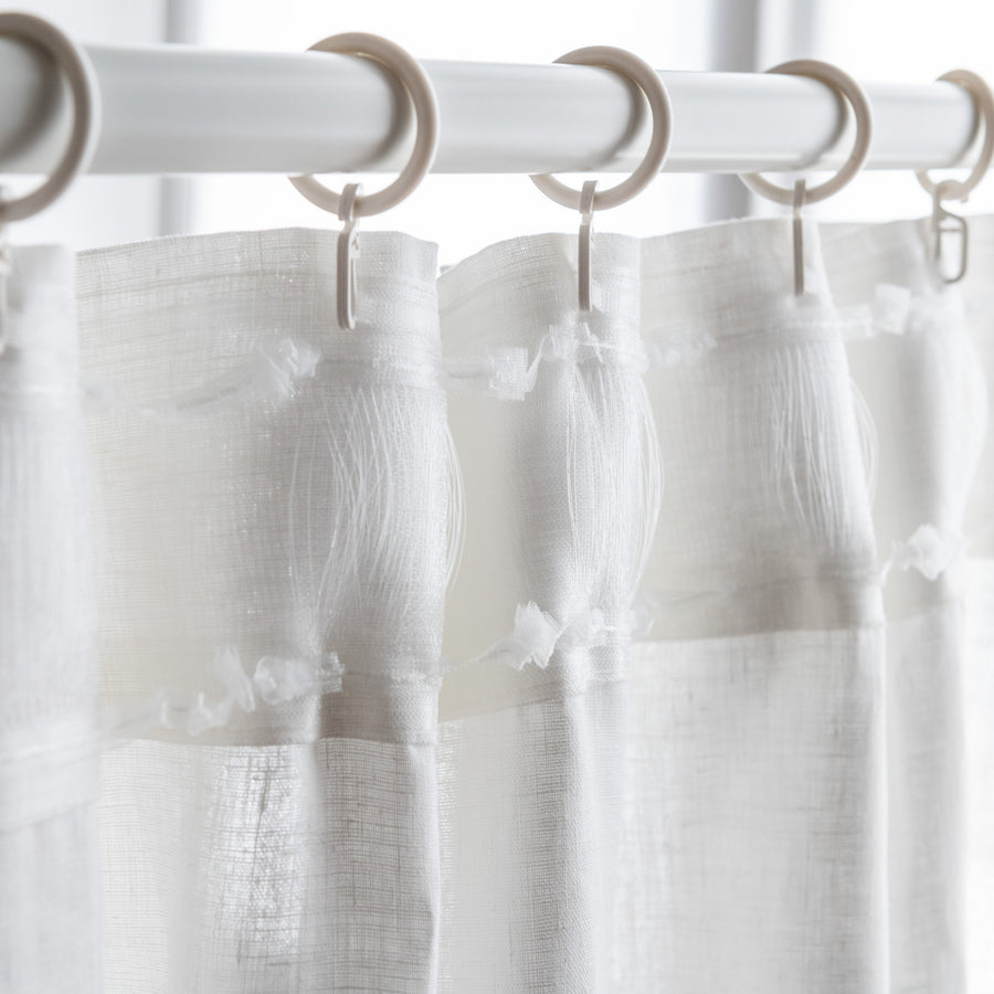 S-fold Linen Curtain Panel